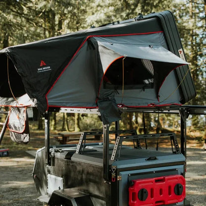 Dog House Glacier Aluminum Hard Top Rooftop Tent - Side Opening Hard Shell RTT