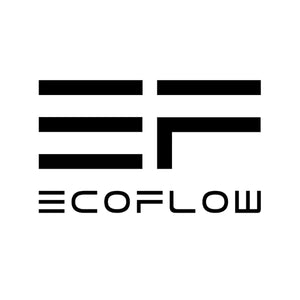 EcoFlow brand logo sold by Adventure Outdoors, maker of portable power stations, solar generators, and outdoor energy solutions.