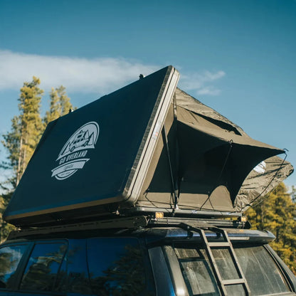Go Overland Equinox Lite Rooftop Tent - Slim Lightweight Hard Shell RTT