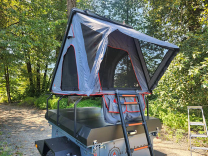 Dog House Plateau Hard Shell Rooftop Tent - Lightweight Aluminum