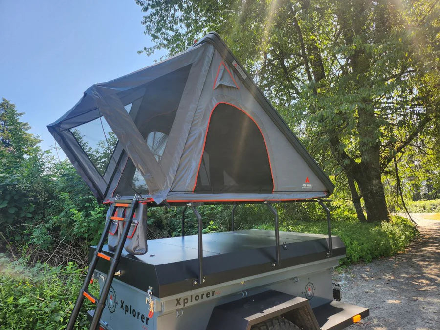 Dog House Plateau Hard Shell Rooftop Tent - Lightweight Aluminum