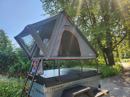 Dog House Plateau Hard Shell Rooftop Tent - Lightweight Aluminum