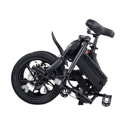 Jetson Haze Foldable E-Bike fully folded for storage