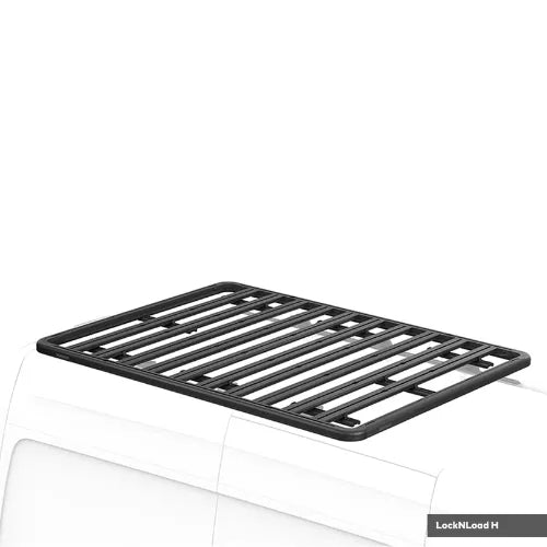 Black roof rack on a white background
