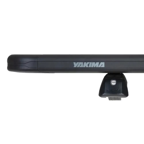 Yakima roof rack bar on a white background