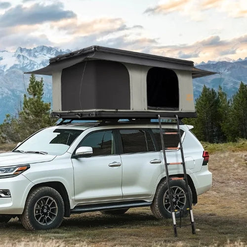 San Hima Gibb Pop Up Rooftop Tent - 360° View Straight Pop Up RTT