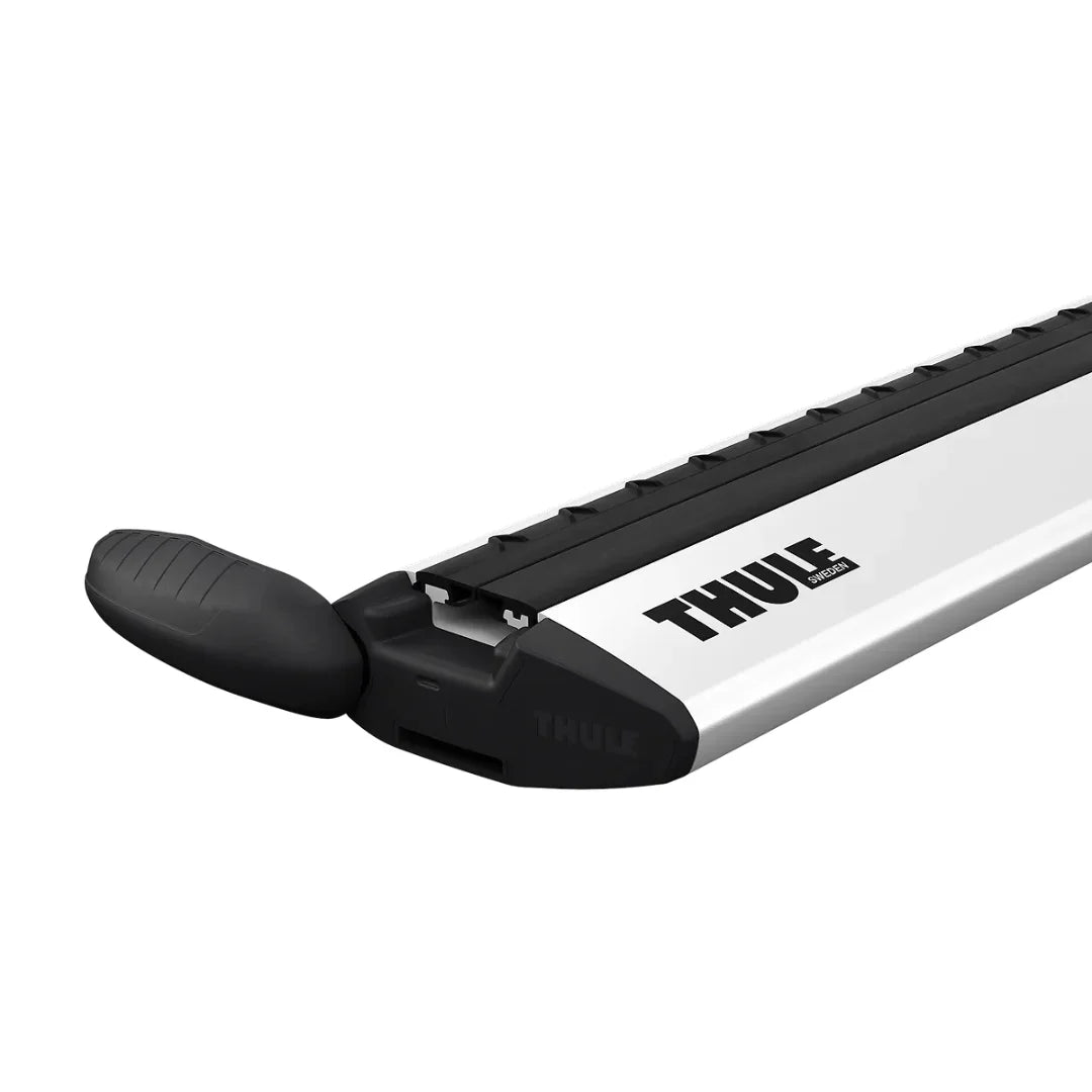 Rounded end cap and aerodynamic profile of WingBar Evo