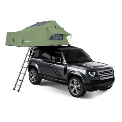 Thule Tepui Explorer Autana Roof Tent set up on black car