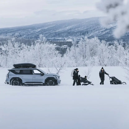 Thule Motion 3 Cargo Box in winter landscape 
