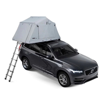 SUV with closed tent on top