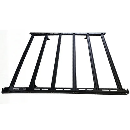 top down view of platform rack for truck cap with white background