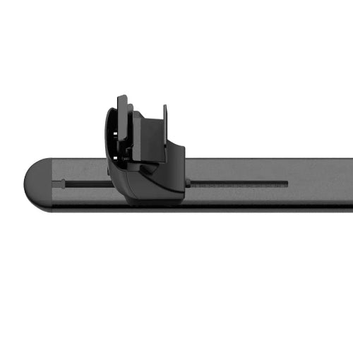 Side view of AetherBars AO flush rail roof rack foot and clamp mechanism for secure fitment on flush roof rails.
