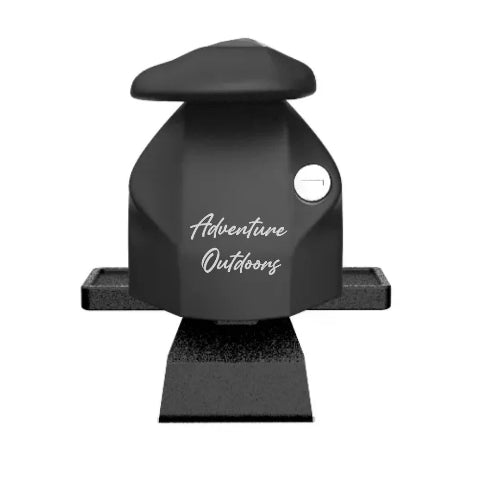 AetherBars AO roof rack base mount with integrated anti-theft lock and rubber-lined foot pad