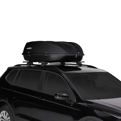 Skyline XL mounted on black SUV, viewed from side angle.