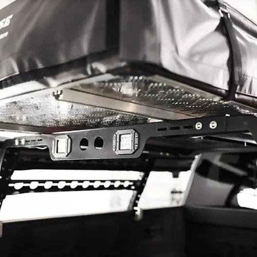 Dog House Mesa rooftop tent diamond plate base with mounting brackets