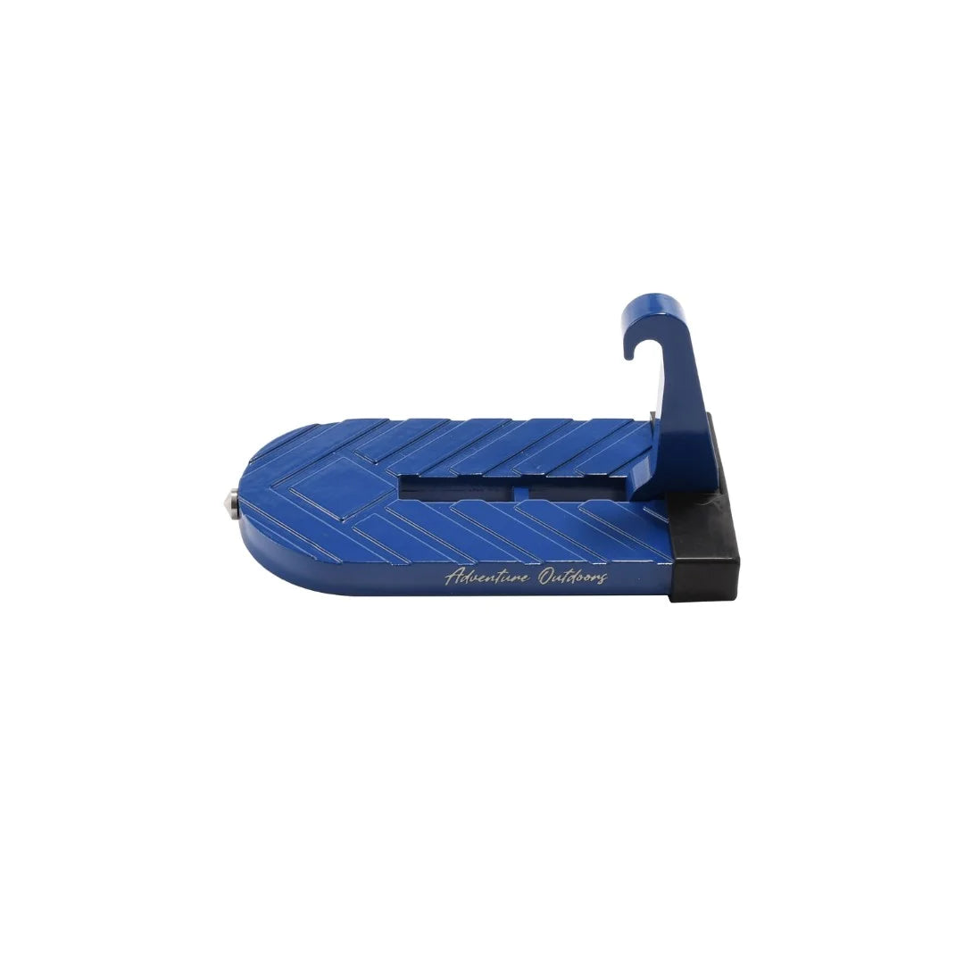 Blue AO door step unfolded and ready for use
