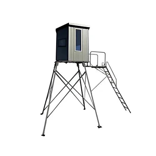 Elevated Hunting Blind 3.0M all-steel modular tower cabin with ladder and platform