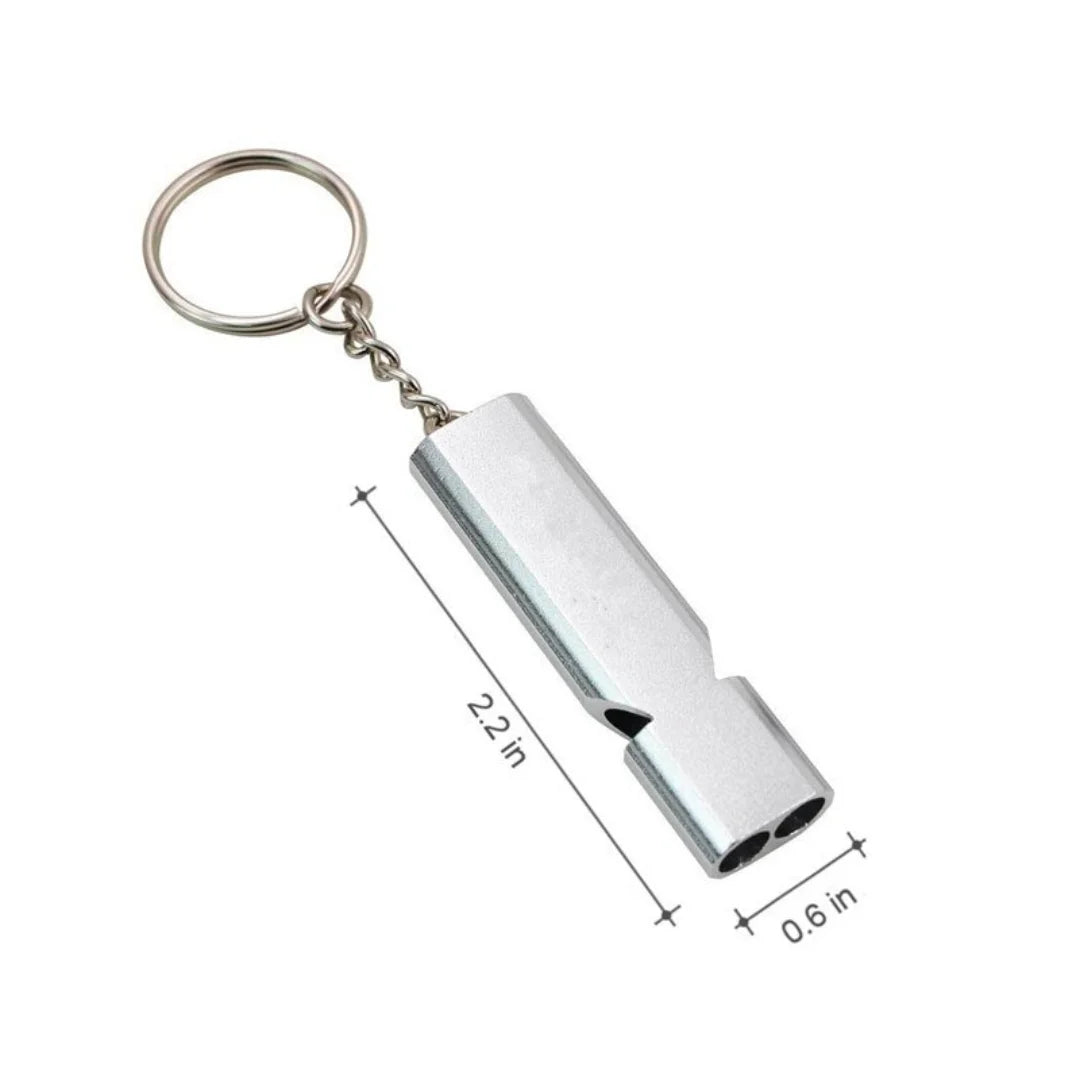 AO survival whistle with dimensions labeled at 5.6 cm long and 1.5 cm wide
