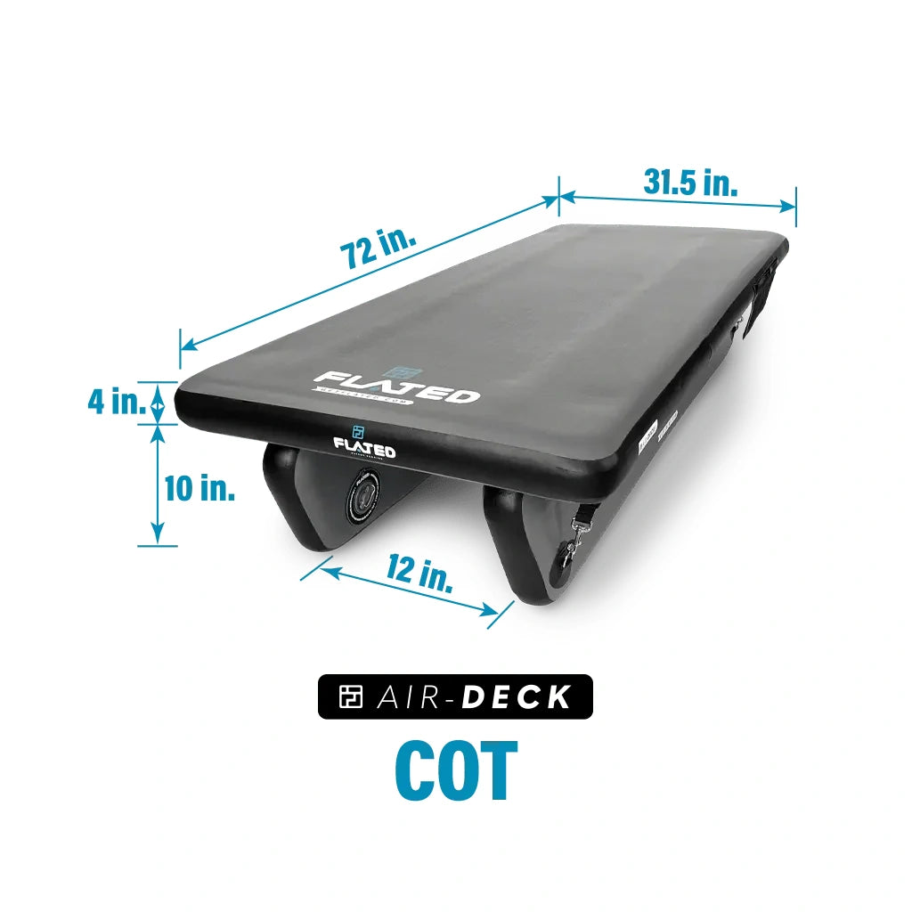 FLATED Air-Deck Inflatable Truck Bed Sleeping Platform – Multiple Sizes