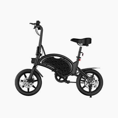 Alternate side view of Jetson Bolt Pro Foldable E-Bike highlighting lightweight design and integrated battery system.