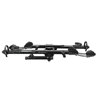Layout of the folded Kuat NV 2.0 rack in storage position.