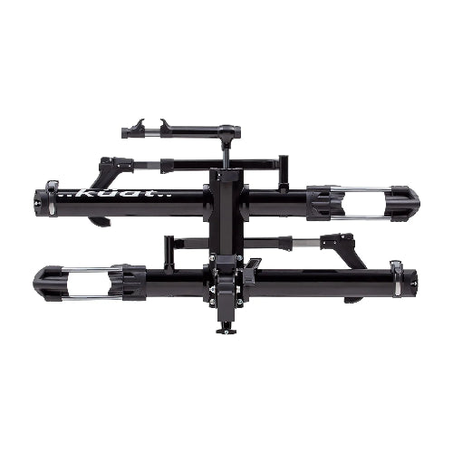 Küat NV 2.0 hitch bike rack 1.25-inch black model designed for 2 bikes