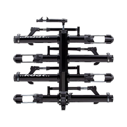 Küat NV 2.0 hitch bike rack 2-inch black model with capacity for 4 bikes