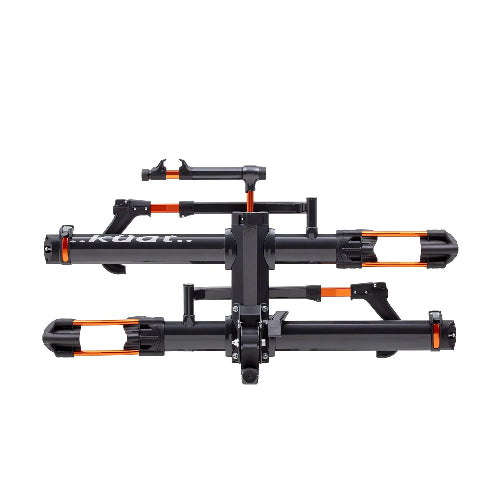 Küat NV 2.0 hitch bike rack 2-inch orange version built for 2 bikes