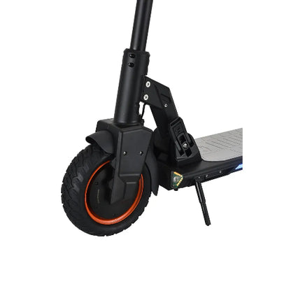 Front suspension and wheel of the Kugoo G5 scooter