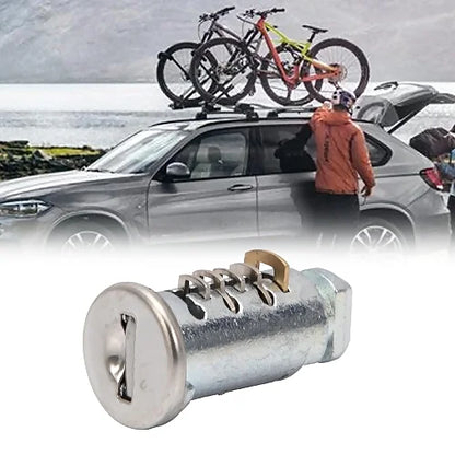Lock cylinder set ideal for Thule bike racks, roof cargo & ski racks