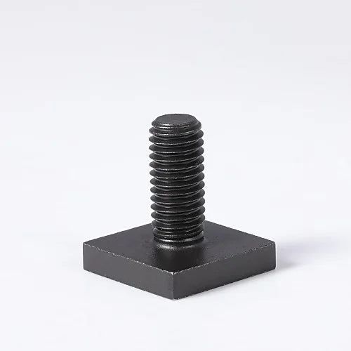 Roof rack T-bolt eye nut tie down kit showing bolts, nuts, washers, and base plates on a white background