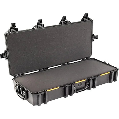 Open Pelican V700 Vault Case showing protective foam interior