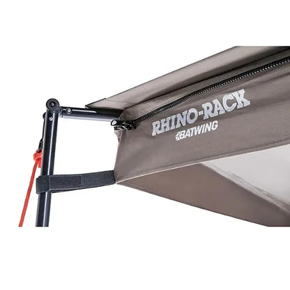 Rhino-Rack Batwing logo and zipper seam detail on awning extension