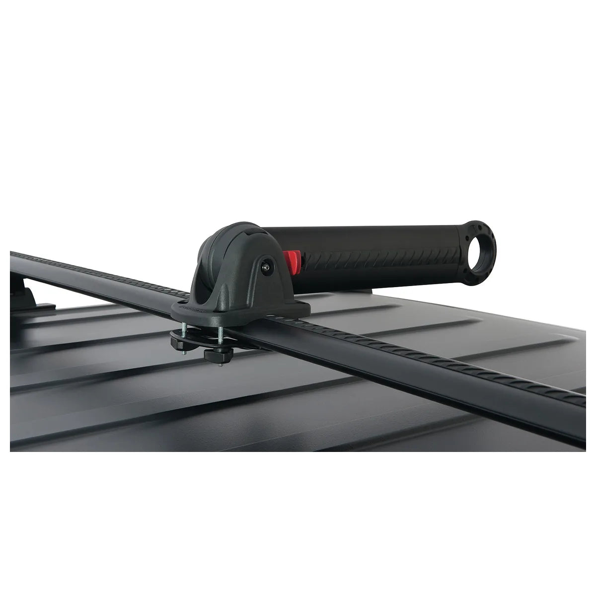 Rhino-Rack Nautic Stack folded down on roof rack crossbars