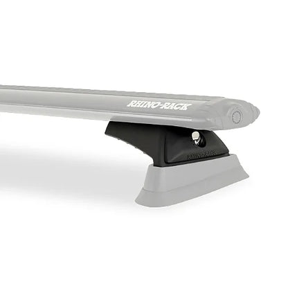 Rhino-Rack RCL Locking Leg shown in low profile with aerodynamic design and locking mechanism