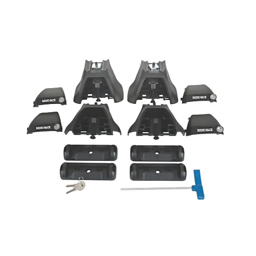 Rhino-Rack RLKVA 2500 Leg Kit 4-pack with legs, covers, locking keys, and tool