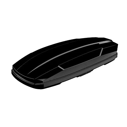 Roahtrip Titan XC213B 450L black roof cargo box with aerodynamic dual-side opening design