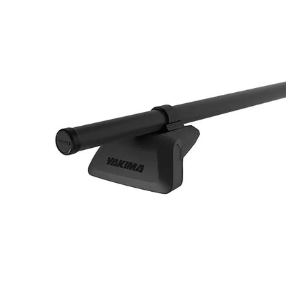 SightLine tower connected to crossbar showing aerodynamic low-profile design for factory side rails