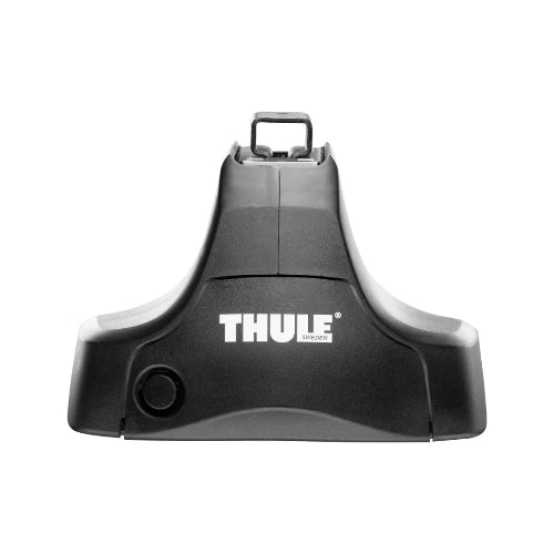 Front view of the Thule 480R Rapid Traverse Foot Pack for vehicles without factory roof rails