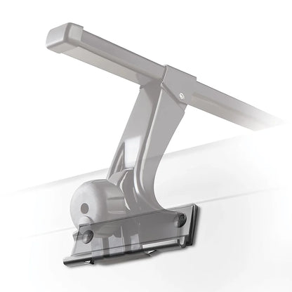 Thule Artificial Raingutters side bracket close-up showing metal construction and attachment detail