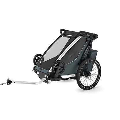 Thule Chariot Cross 2 Single Dark Slate multisport trailer and stroller for one child with all-terrain wheels and premium design