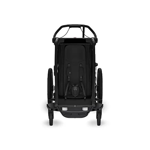 Thule Chariot Sport 2 Single multisport bike trailer in black – high-performance design for biking, strolling, and all-terrain use