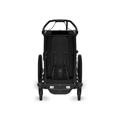 Thule Chariot Sport 2 Single multisport bike trailer in black – high-performance design for biking, strolling, and all-terrain use