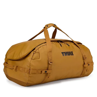 Thule Chasm 90L large duffel bag capacity for extended travel and gear hauling