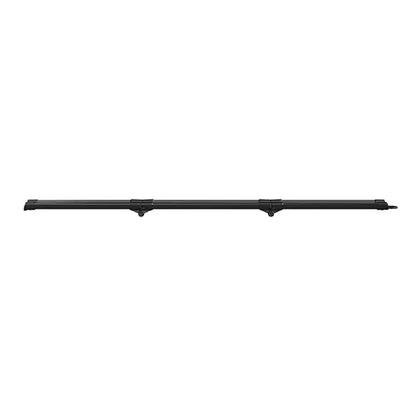 Top view of the black thule foldable loading ramp showing segments and connectors