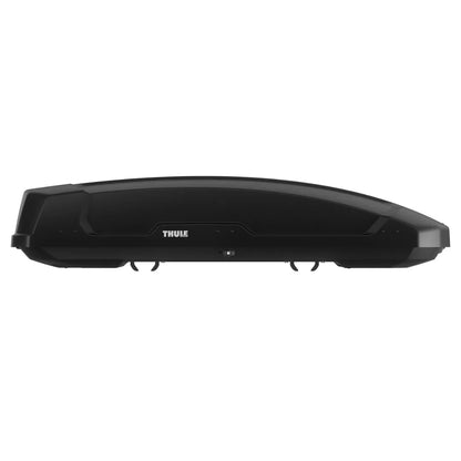 Side profile of the Thule Force XT cargo box against a white background.