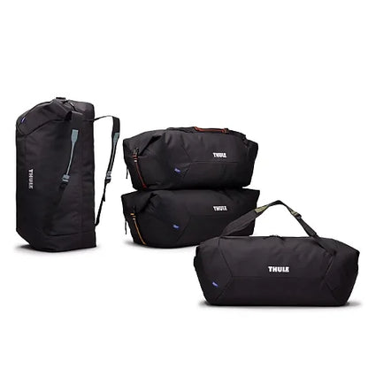 Thule GoPack Duffel Set 4-pack showing duffels for roof box, rear cargo box, or trunk organization