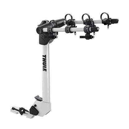 Thule Helium Pro 3-bike aluminum hitch rack with extended arms and cradles