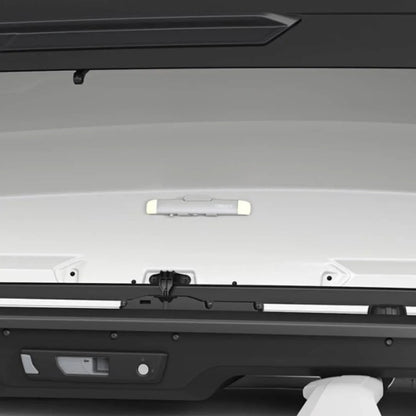 Thule Motion 3 roof box interior LED light and ergonomic handle view