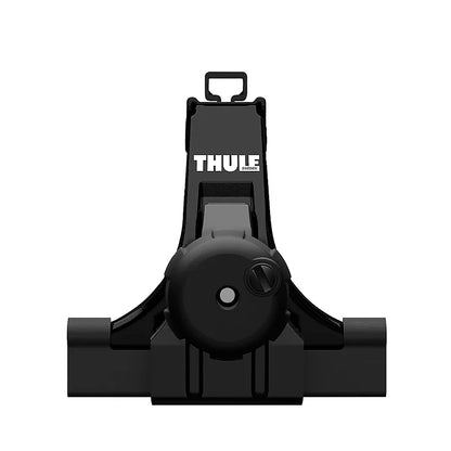 Thule Rapid Gutter Low 4-pack front profile with locking mechanism